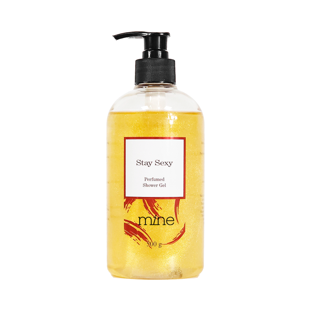STAY SEXY - GEL TẮM TRẮNG NHŨ VÀNG HƯƠNG NƯỚC HOA MINE 500g