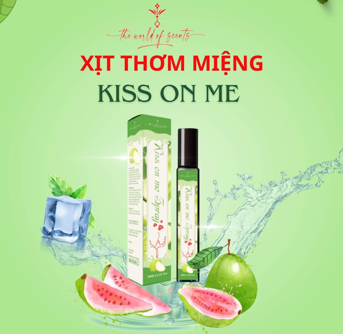 Xịt thơm miệng vị Ổi